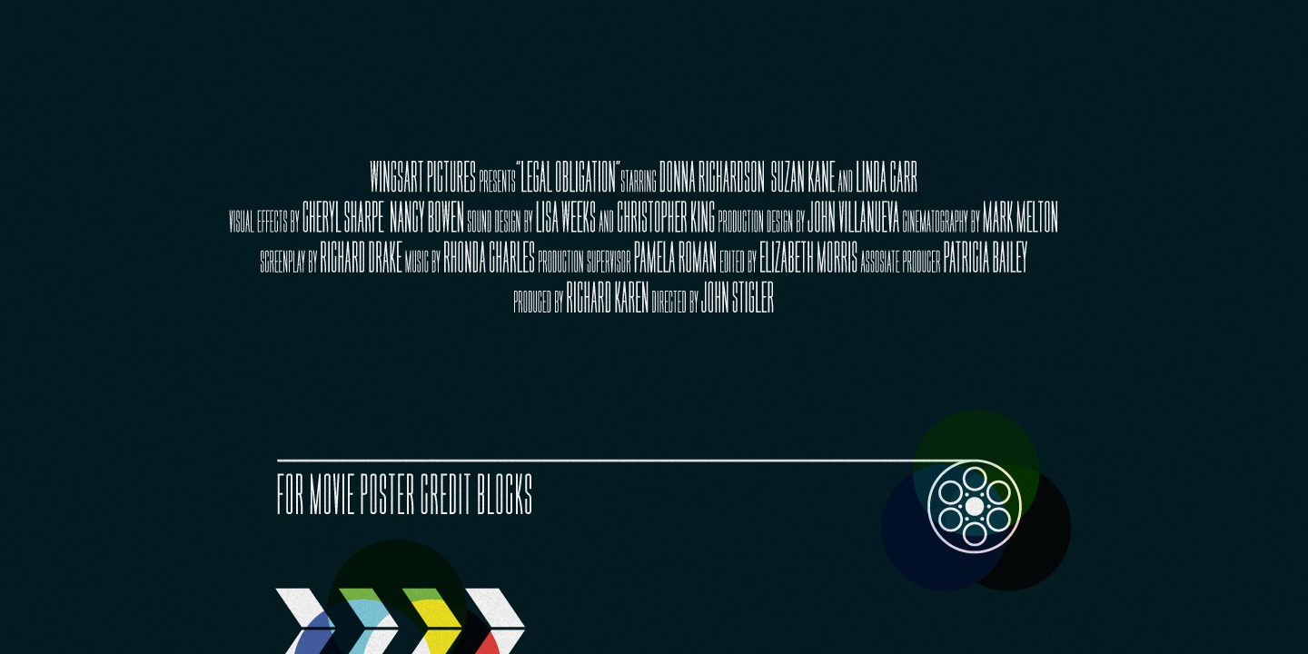 Legal Obligation Sans Serif