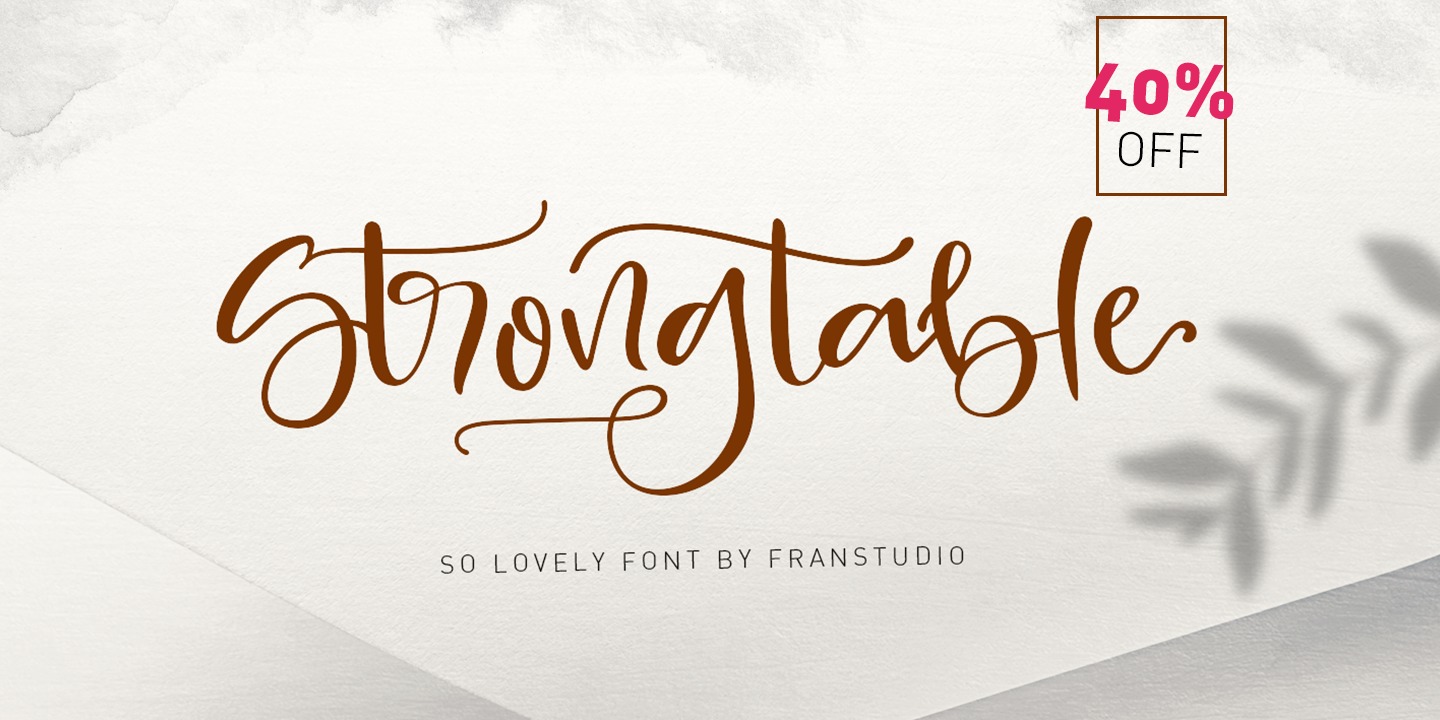 Strong table Font | Webfont & Desktop | MyFonts