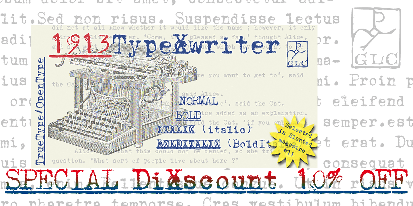 typewriter webfont