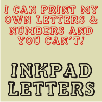 Inkpad Letters JNL