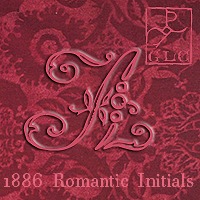 1886 Romantic Initials