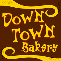 Linotype Down Town Poster