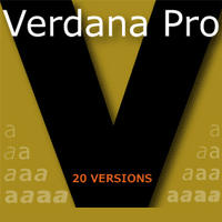 Verdana Pro Poster