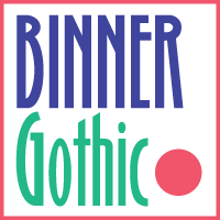 Binner Gothic Poster