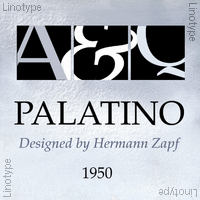 Palatino Linotype Poster