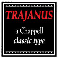 Linotype Trajanus Poster