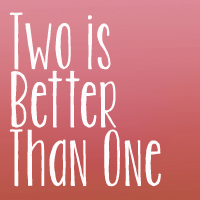 KG Two Is Better Than One