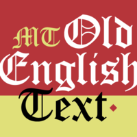 Monotype Old English Text Poster