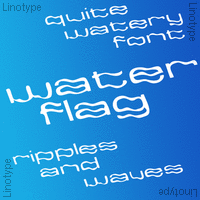Linotype WaterFlag Poster