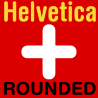 Helvetica Rounded Poster