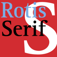 Rotis Serif Poster