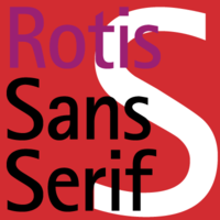Rotis Sans Serif Poster
