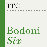 ITC Bodoni Six Poster