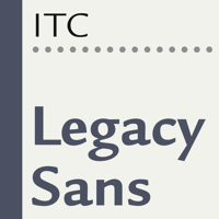 ITC Legacy Sans Poster