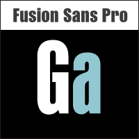 PF Fusion Sans Pro Poster