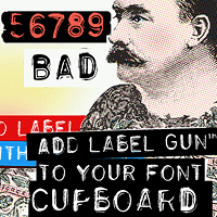 Label Gun Poster