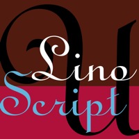 Linoscript Poster