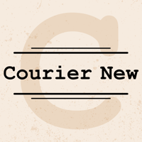 Courier New Poster