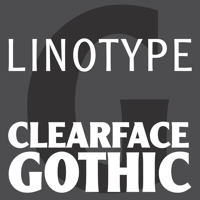 Clearface Gothic Poster