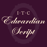 ITC Edwardian Script Poster