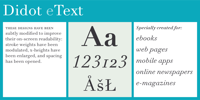 Linotype Didot eText Pro