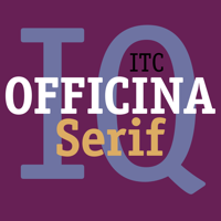 ITC Officina Serif Poster