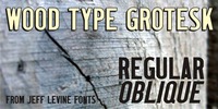 Wood Type Grotesk JNL