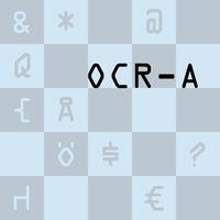 OCR-A Poster