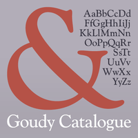 Goudy Catalogue Poster