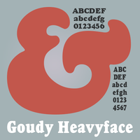 Goudy Heavyface Poster