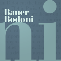 Bauer Bodoni Poster