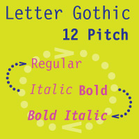 Letter Gothic 12