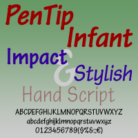 Pen Tip DT Infant Poster