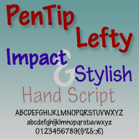 Pen Tip DT Lefty Poster