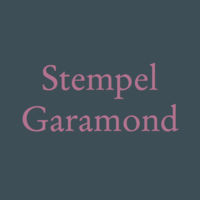 Stempel Garamond Poster