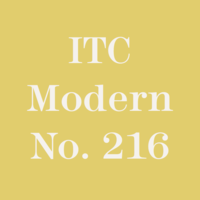 ITC Modern No. 216 Poster