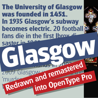 Glasgow Pro Poster