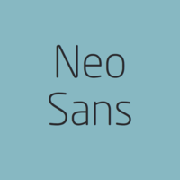 Neo Sans Poster