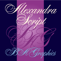 Alexandra Script Poster