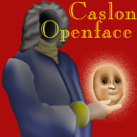 Caslon Openface Poster