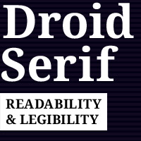 Droid Serif Pro Poster