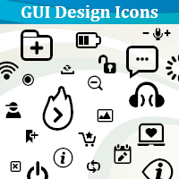 GUI Design Icons