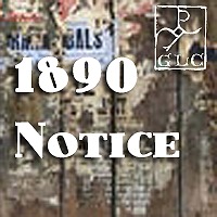 1890 Notice