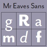 Mr Eaves Sans Poster