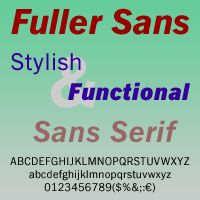 Fuller Sans DT Poster