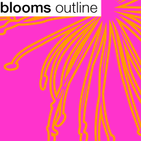 We Love Nature™ Blooms Outline