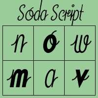 Soda Script Poster
