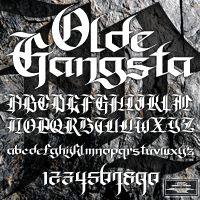 Olde Gangsta - Webfont & Desktop font « MyFonts