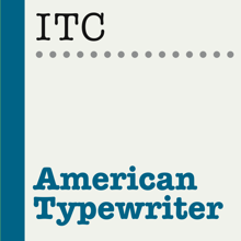 ITC American Typewriter™
