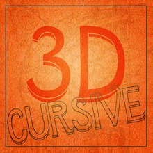 3D Cursive